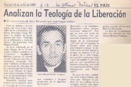 Analizan la teología de la liberación.