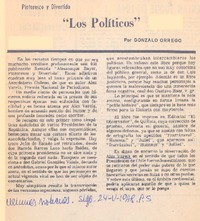 Los políticos