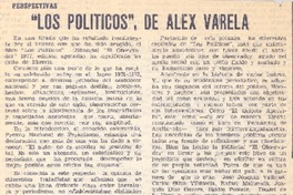 "Los políticos", de Alex Varela