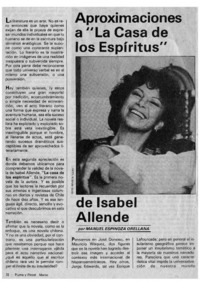 Aproximaciones a "La casa de los espíritus"
