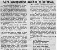 Violeta Parra en balett moderno.