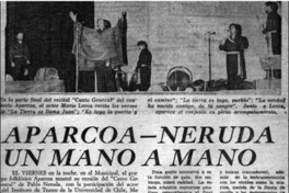 Aparcoa - Neruda un mano a mano.
