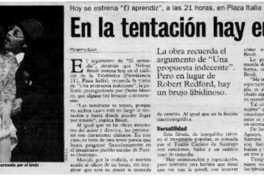 En la tentación hay engaño