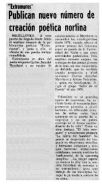 Publican nuevo número de creación poética nortina.
