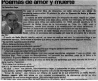Poemas de amor y muerte