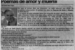 Poemas de amor y muerte
