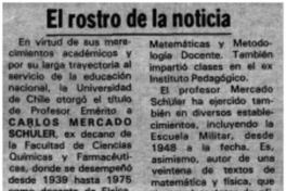 El rostro de la noticia