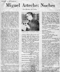 Miguel Arteche, Noches