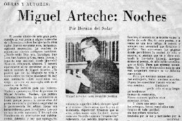 Miguel Arteche, Noches