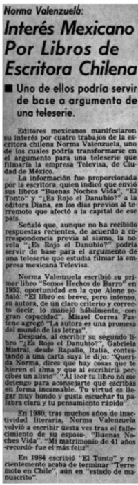 Interés mexicano por libros de escritora chilena