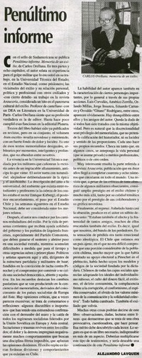 Penúltimo informe
