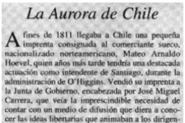 La Aurora de Chile