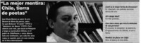 La mejor mentira : Chile, tierra de poetas : [entrevistas]