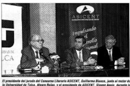 Escritor Marcelo Maturana ganó Premio Literario ASICENT 2003