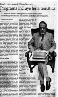 Programa incluye feria temática