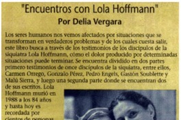 Encuentro con Lola Hoffmann