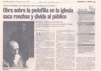 Obra sobre la pedofilia en la iglesia saca ronchas y divide al público