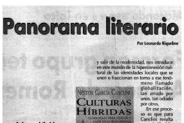 Panorama literario
