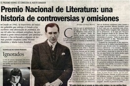 Premio Nacional de Literatura : una historia de controversias y omisiones