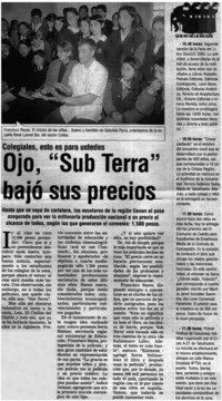 Ojo, "Sub Terra" bajó sus precios