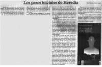 Los pasos iniciales de Heredia