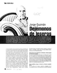 Dejémonos de leseras : [entrevistas]