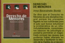 Derecho de menores