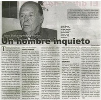 Un hombre inquieto