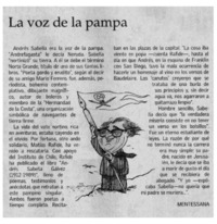 La voz de la pampa