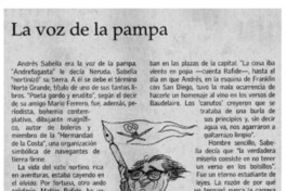 La voz de la pampa
