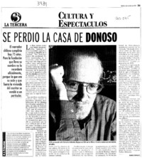 Se perdió la casa de Donoso