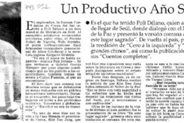 Un productivo año sabático : [entrevistas]
