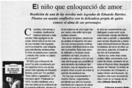 El niño que enloqueció de amor