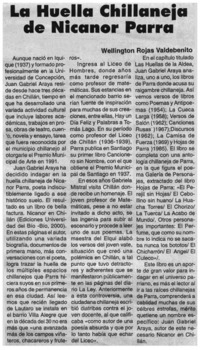 La huella chillaneja de Nicanor Parra