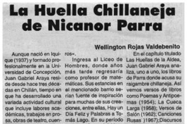 La huella chillaneja de Nicanor Parra