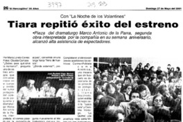 Tiara repitió éxito del estreno