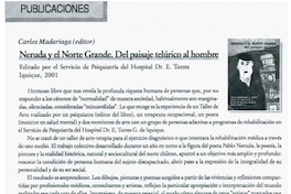 Neruda y el Norte Grande, del paisaje telúrico al hombre : [artículo]