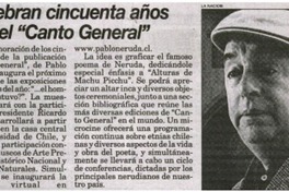 Celebran cincuenta años del "Canto General"