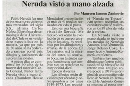 Neruda visto a mano alzada