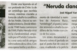 Neruda clandestino