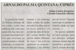 Arnaldo Palma Quintana : Ciprés