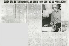 Quién era Ester Huneeus, la escritora dentro de Papelucho