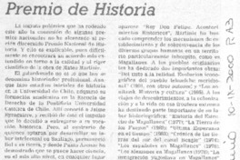Premio de historia