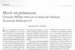 Gonzalo Millán entra en el reino del silencio