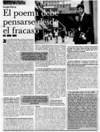 El poema debe pensarse desde el fracaso : [entrevistas]