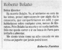Roberto Bolaño