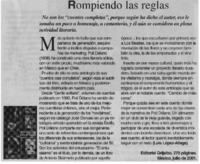 Rompiendo las reglas