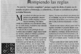 Rompiendo las reglas