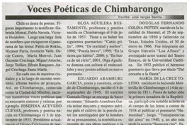 Voces poéticas de Chimbarongo