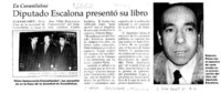 Diputado Escalona presentó su libro